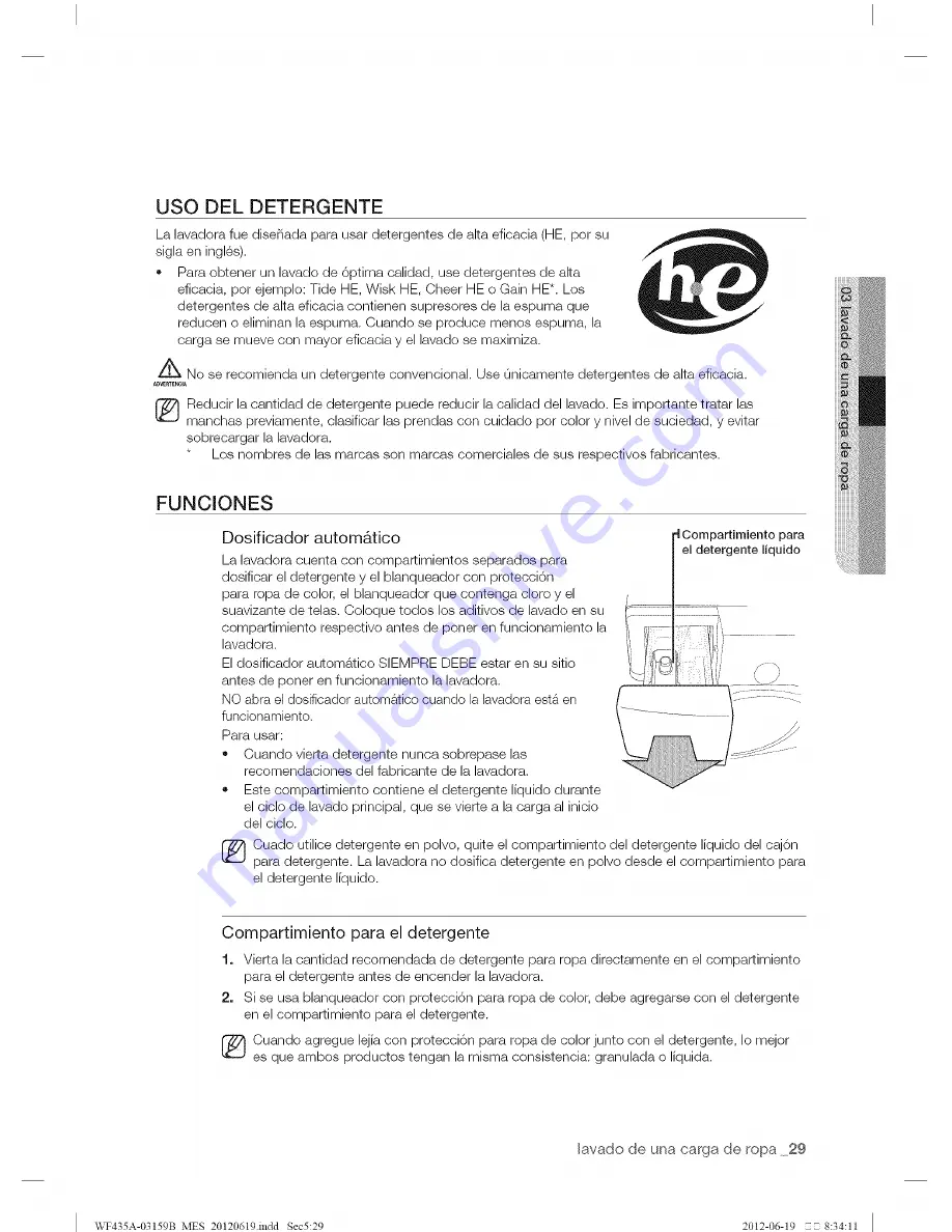 Samsung WF435A Series Скачать руководство пользователя страница 77