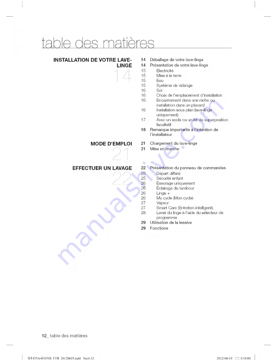 Samsung WF435A Series User Manual Download Page 108