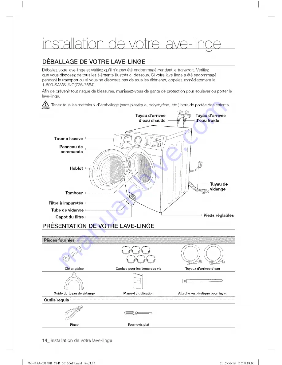 Samsung WF435A Series Скачать руководство пользователя страница 110