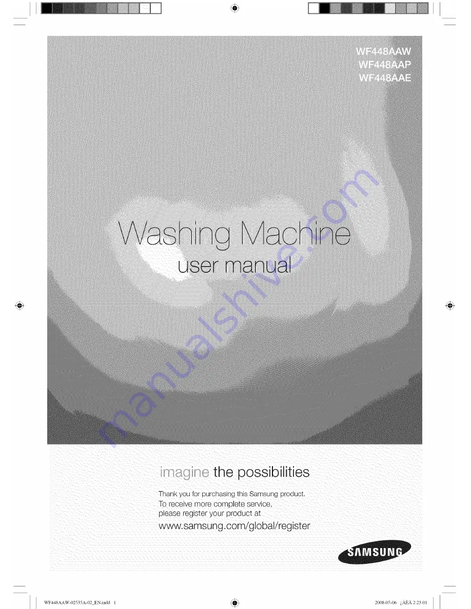 Samsung WF438AAP User Manual Download Page 1