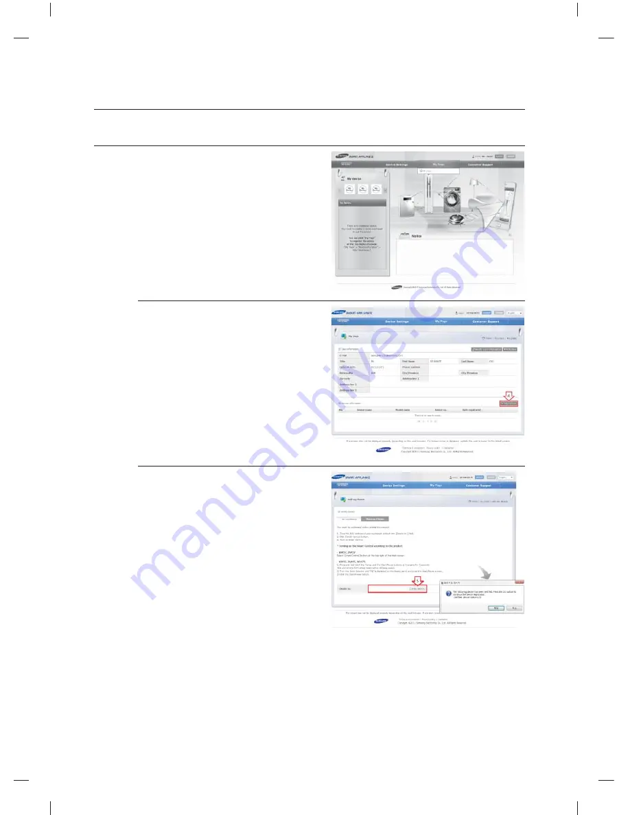 Samsung WF455ARG SERIES User Manual Download Page 56