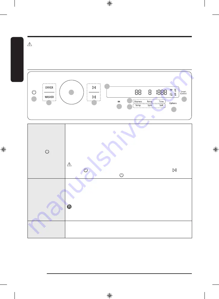 Samsung WF50A88 A Series Скачать руководство пользователя страница 36