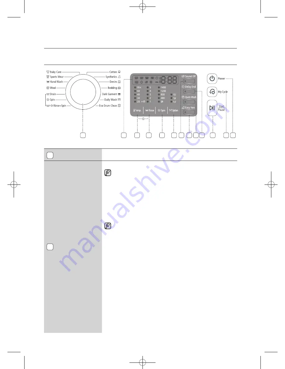 Samsung WF600B0BK Series Скачать руководство пользователя страница 22