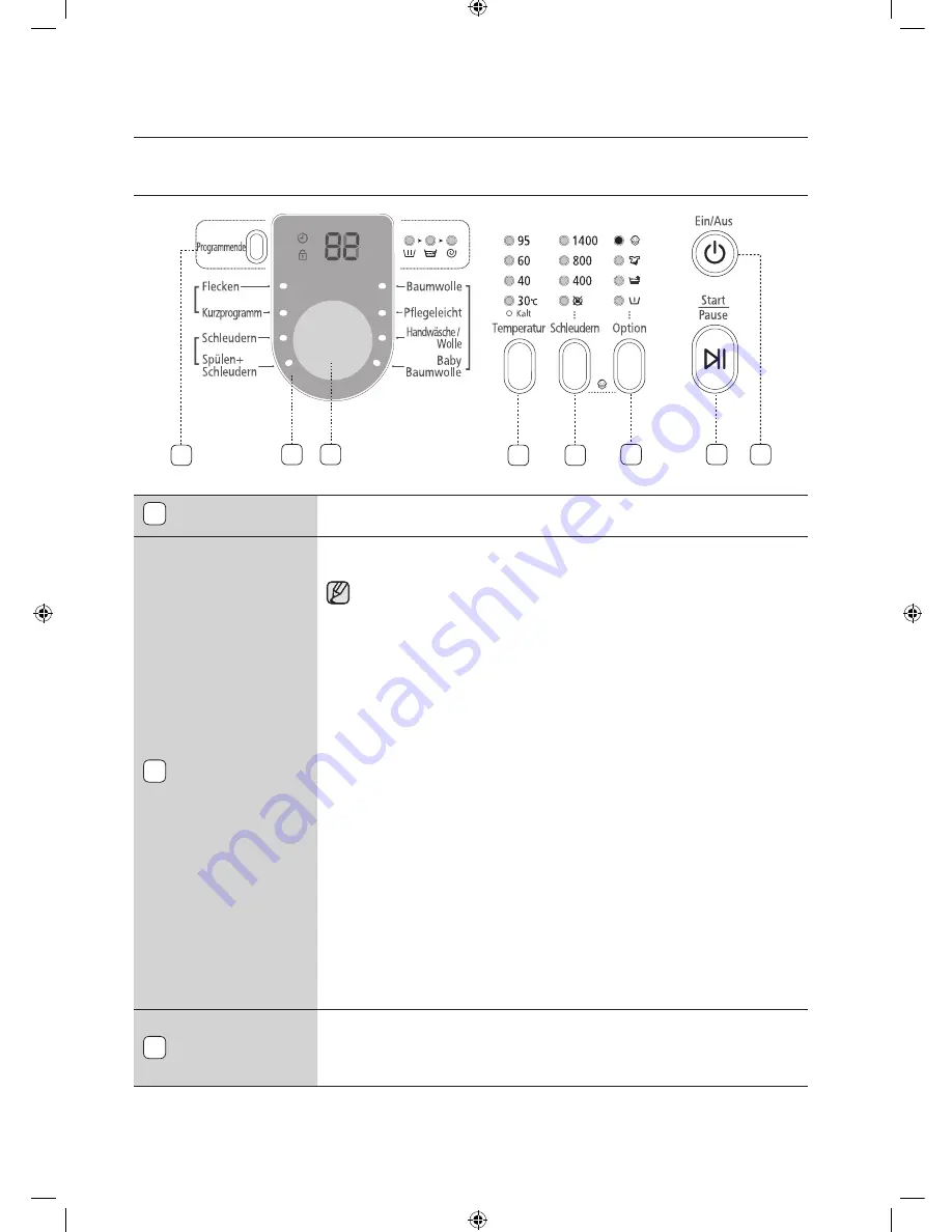 Samsung WF6604NH (German) Benutzerhandbuch Download Page 22