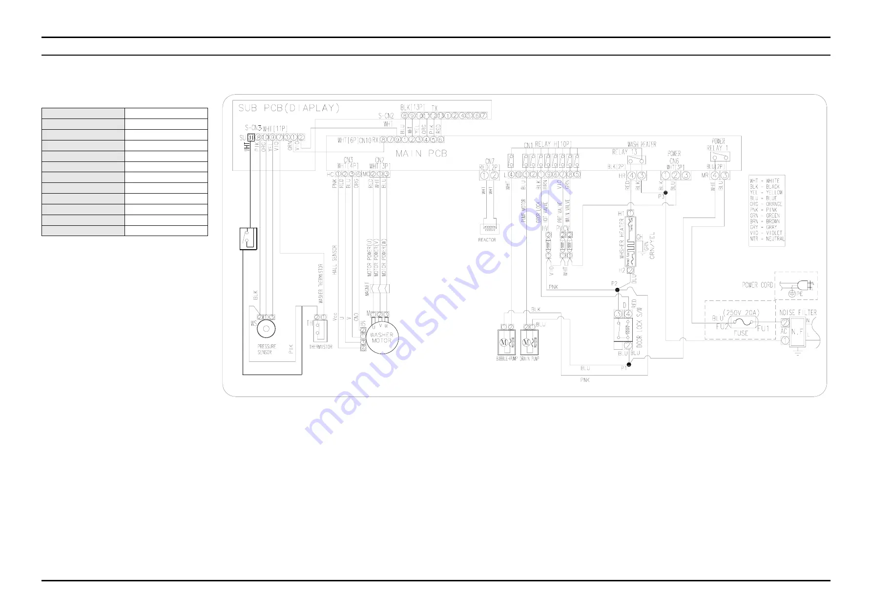 Samsung WF706U2SA Series Service Manual Download Page 50