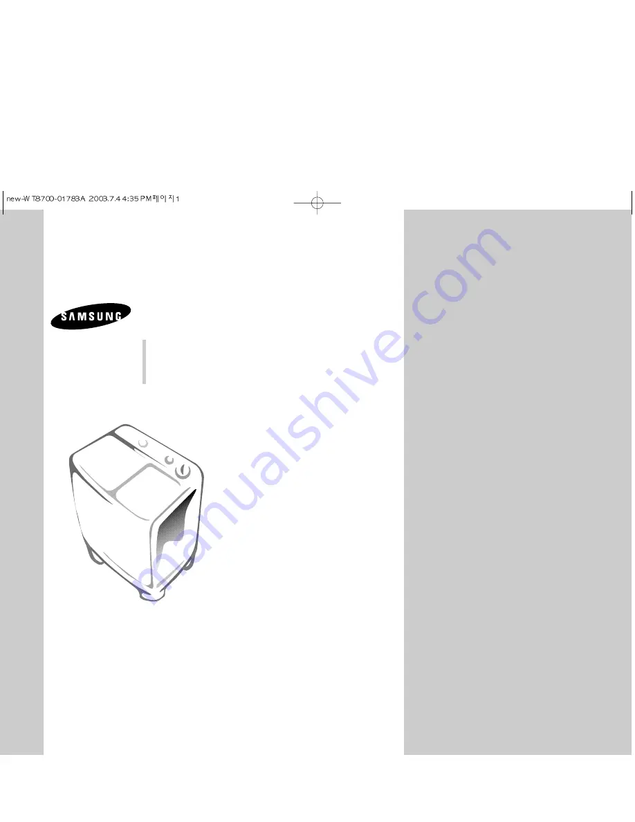 Samsung WT6500 Owner'S Instructions Manual Download Page 1