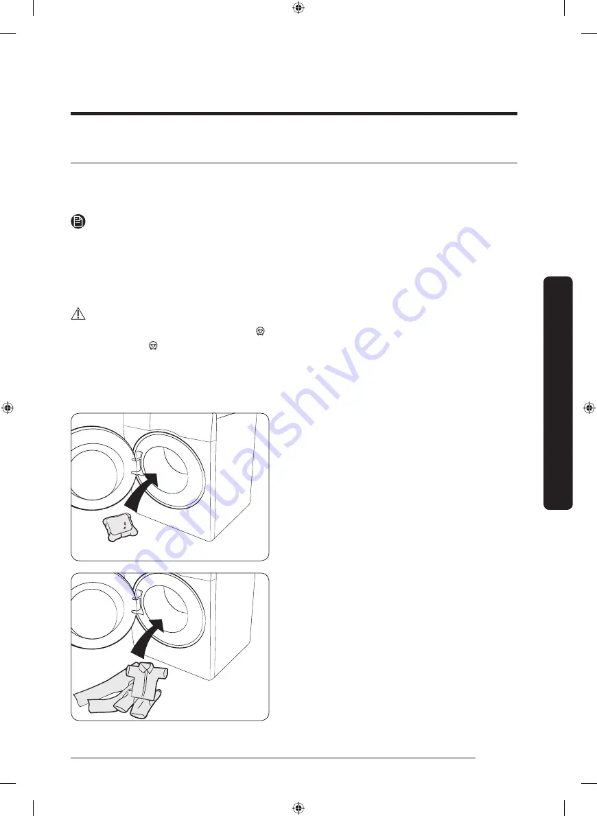 Samsung WW70K4 Series User Manual Download Page 27