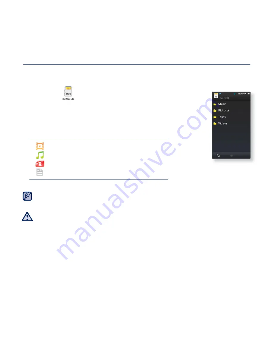 Samsung YP-M1 User Manual Download Page 84