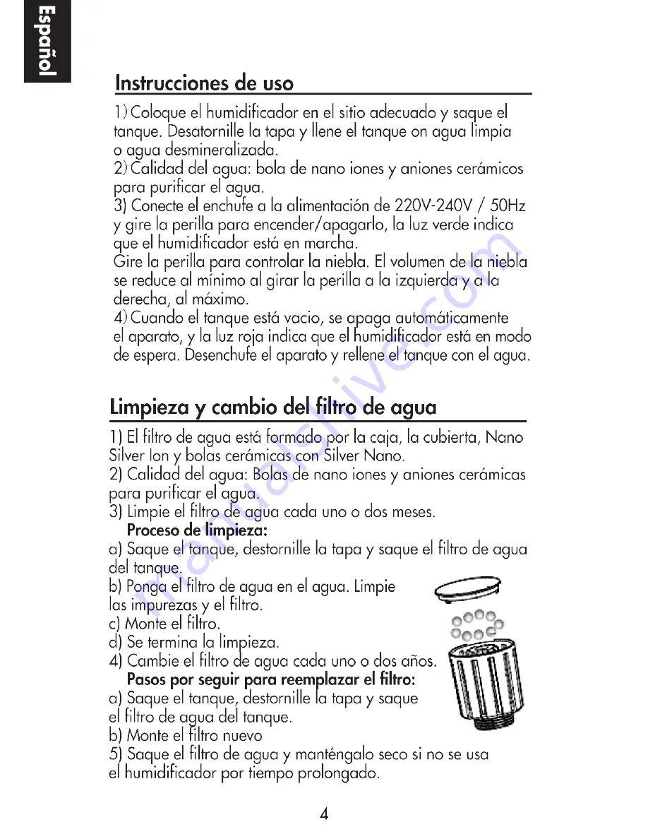 SAN-UP MJS 218 Instruction Manual Download Page 4