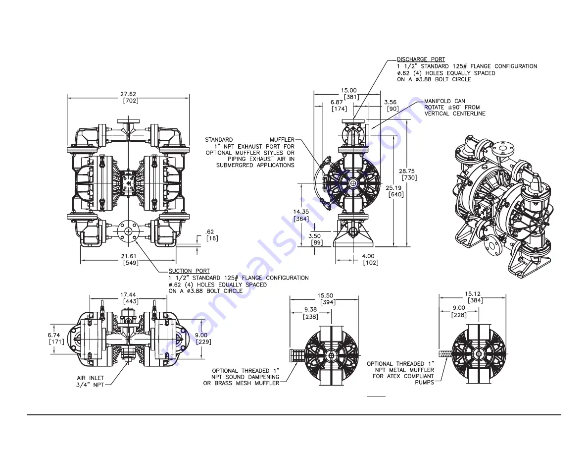 Sandpiper S15 Non-Metallic Скачать руководство пользователя страница 7