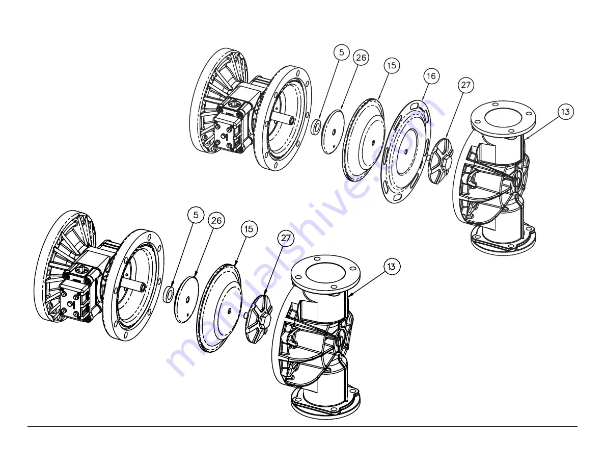 Sandpiper S15 Non-Metallic Service & Operating Manual Download Page 25