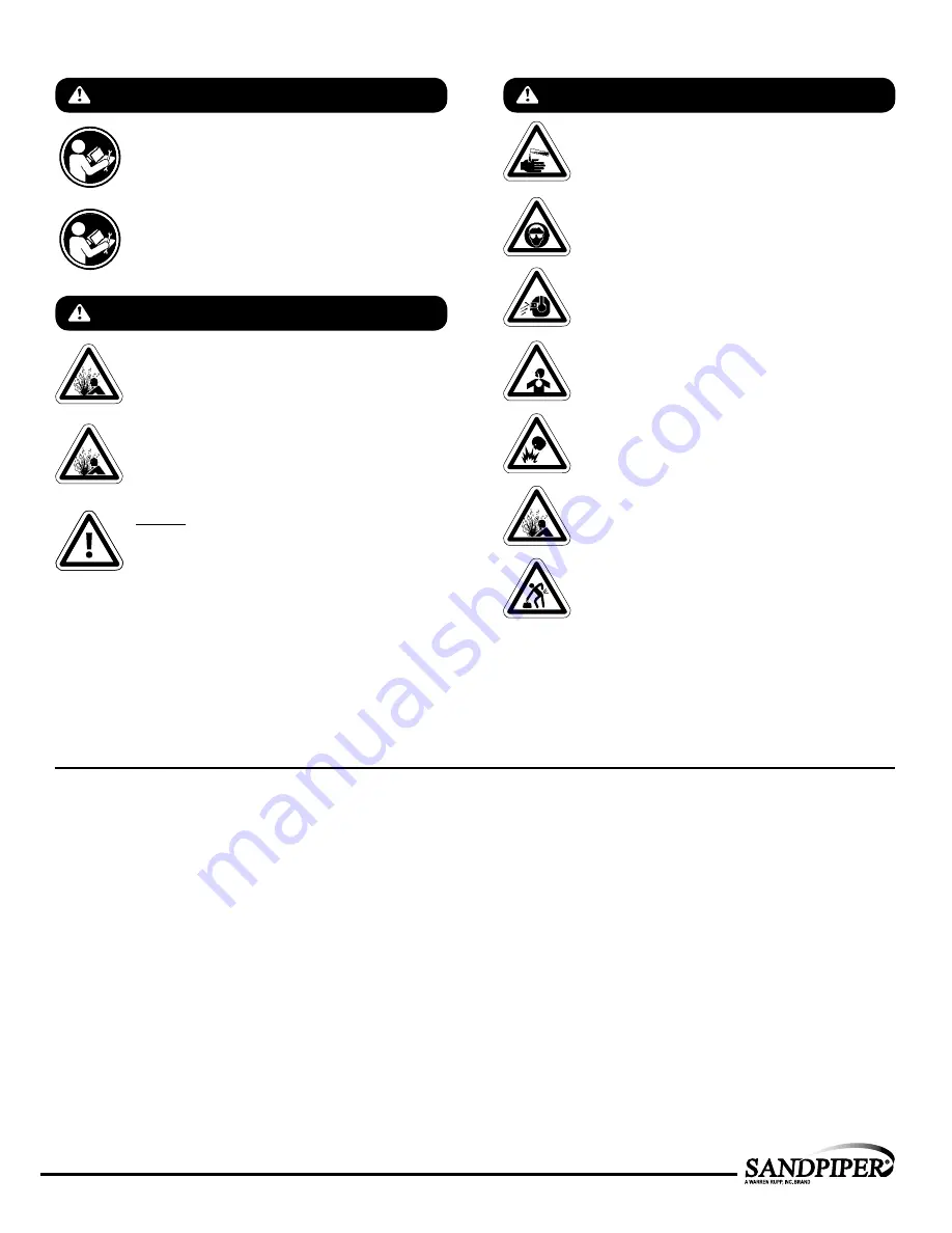 Sandpiper Signature HDB3 Service & Operating Manual Download Page 2