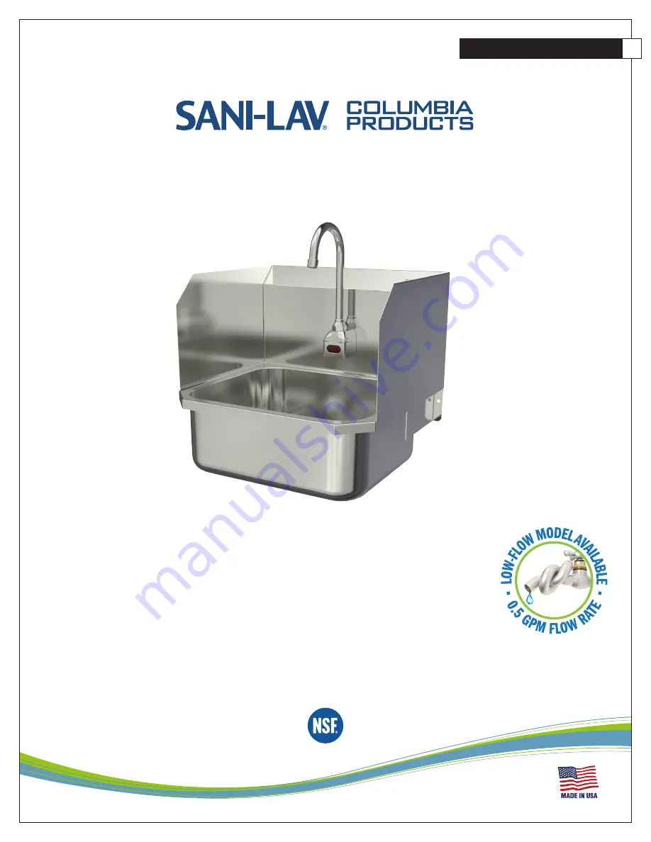 Sani-Lav ES2-507L Operating Manual Download Page 1