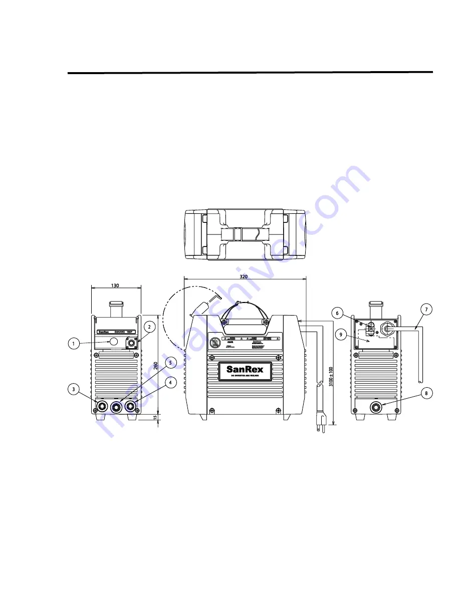 SanRex SANARG 160P Operator'S Manual Download Page 39