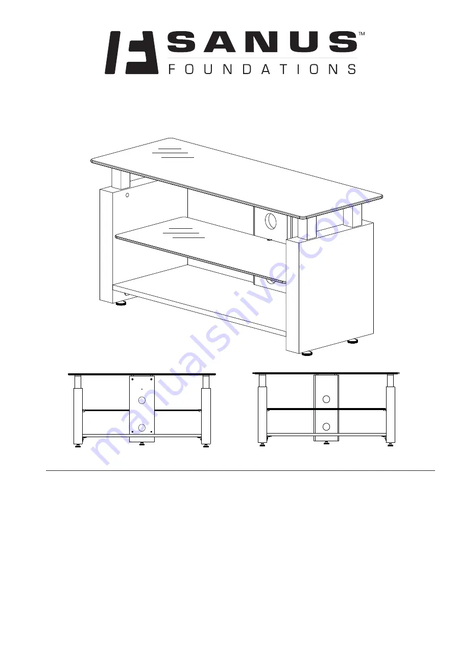 Sanus Foundations BFV145 Manual Download Page 1