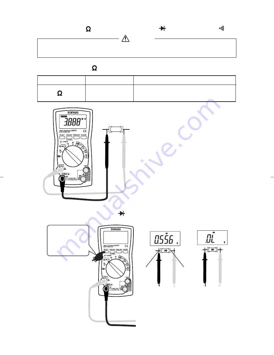 Sanwa CD771 Instruction Manual Download Page 13