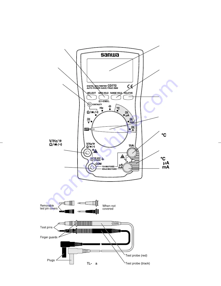 Sanwa CD772 Instruction Manual Download Page 34