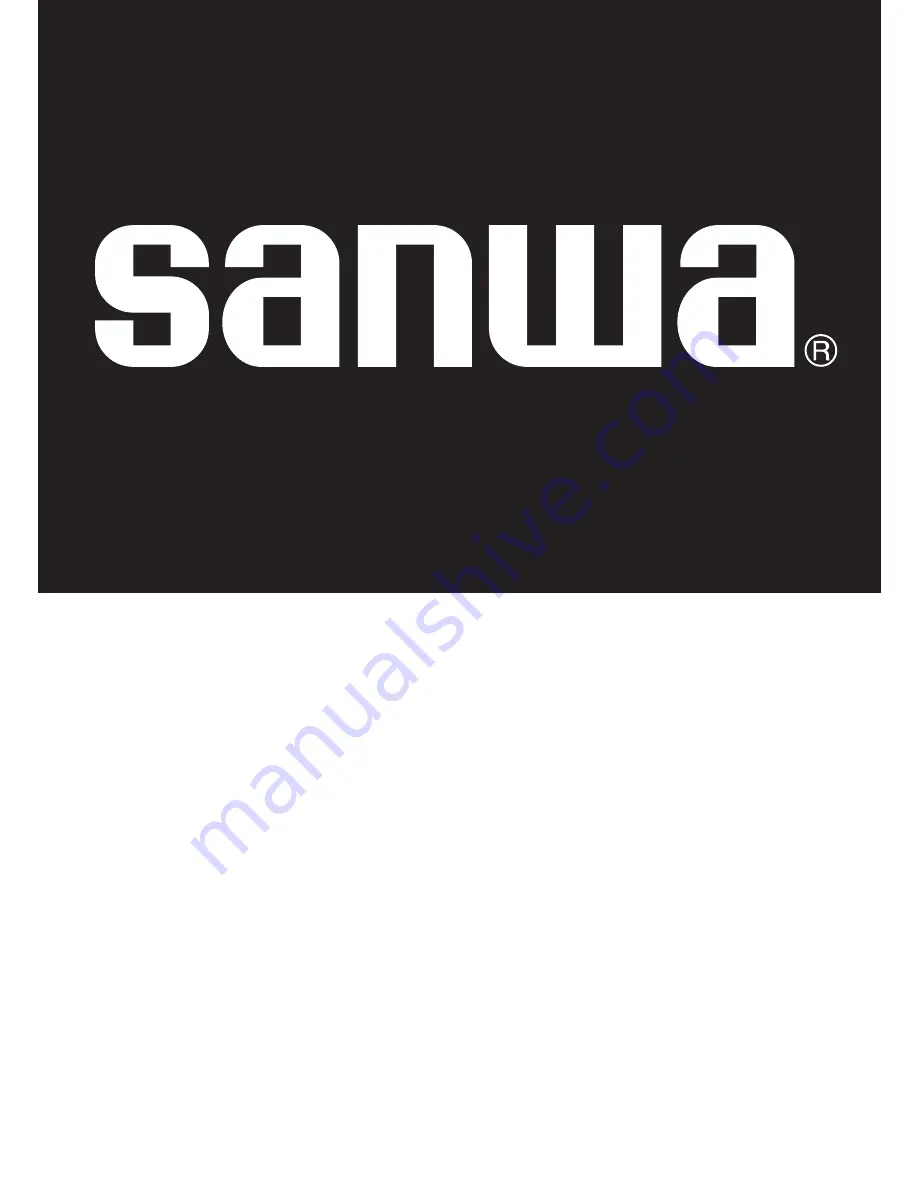 Sanwa SE9100 Instruction Manual Download Page 1