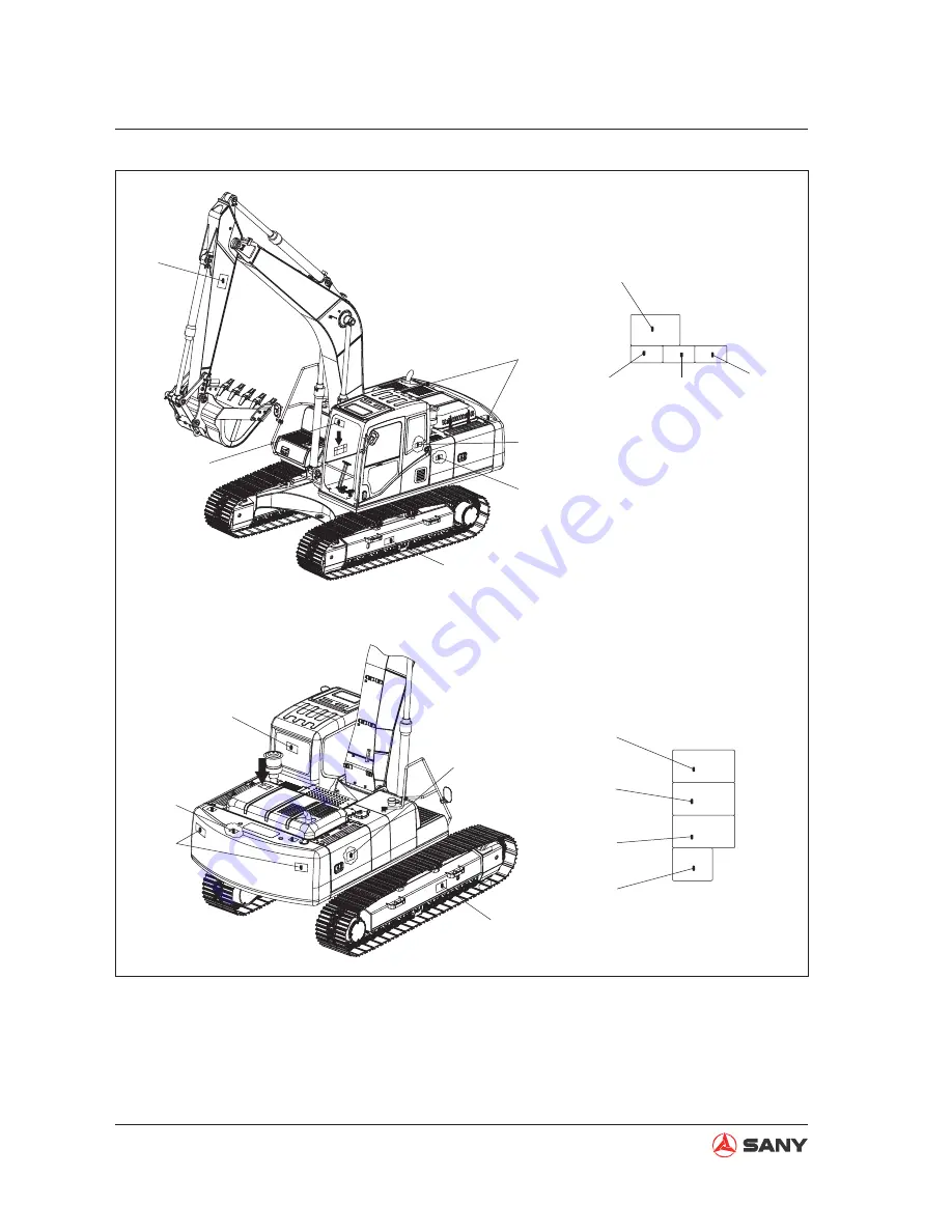 SANY SY115C9 Safety, Operation And Manitenance Manual Download Page 45