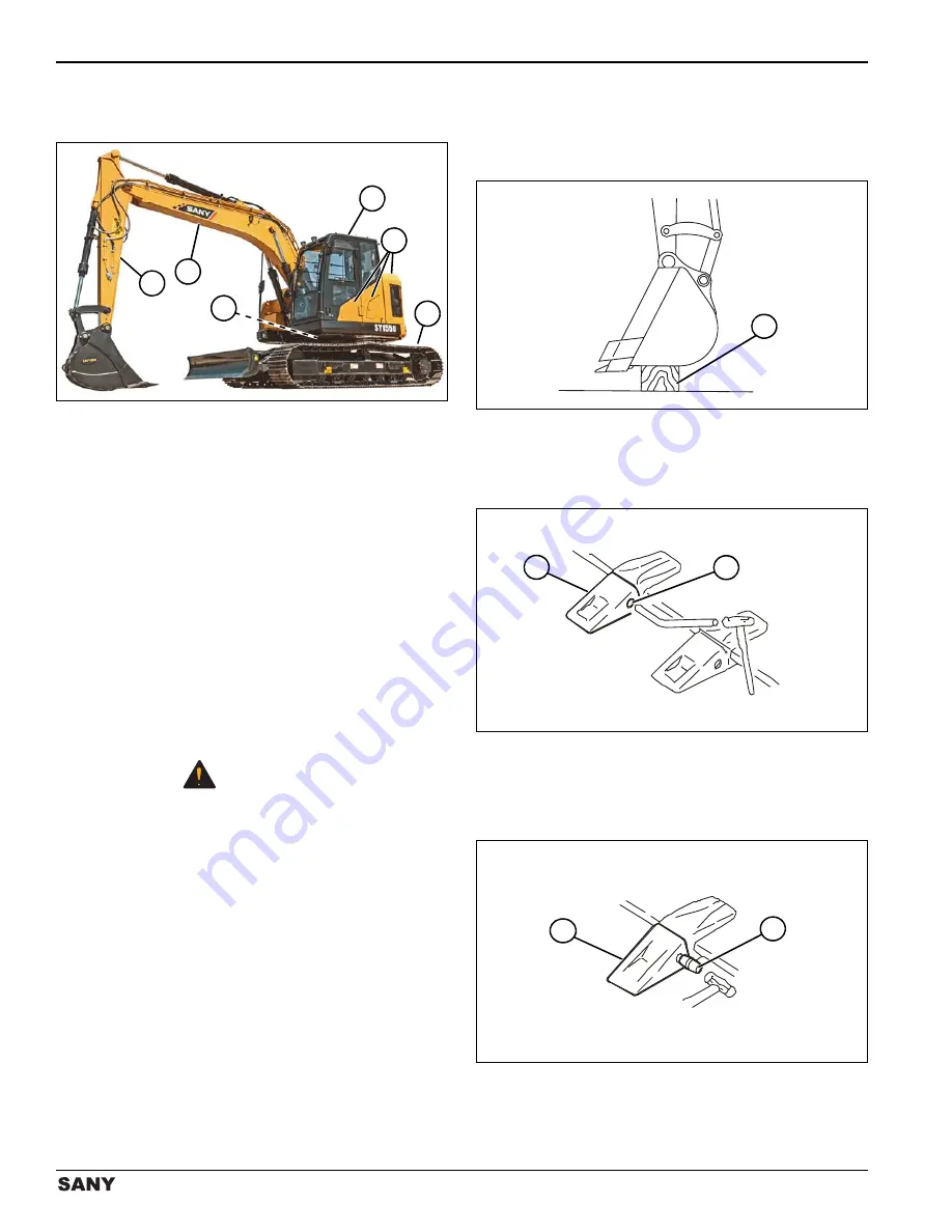 SANY SY155U Operation And Maintenance Manual Download Page 174