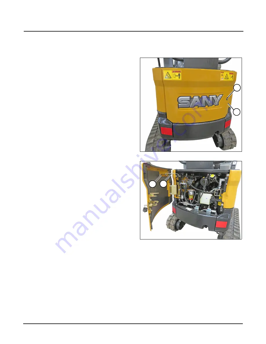 SANY SY16C Operation And Maintenance Manual Download Page 62