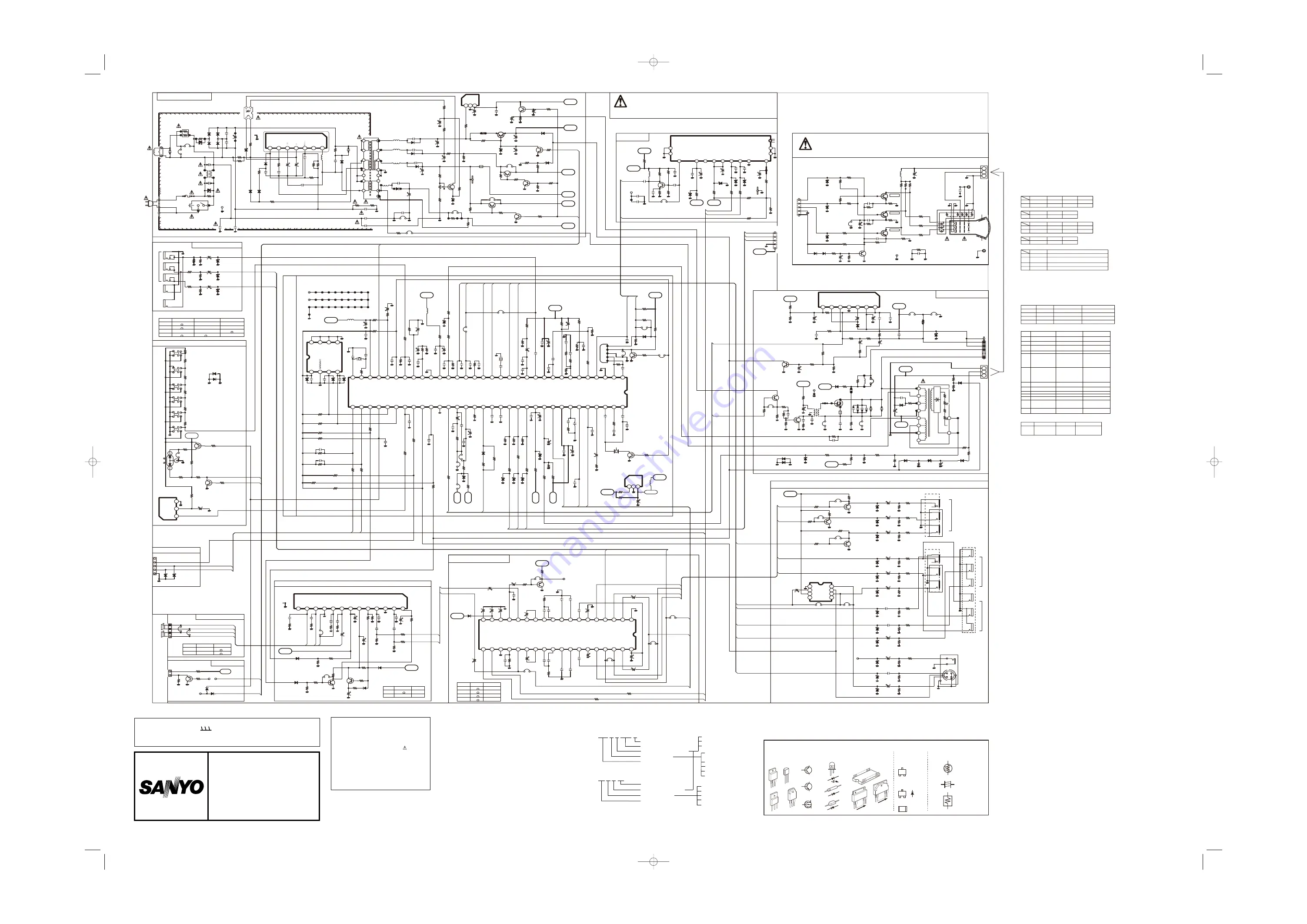 Sanyo 113006416 Service Manual Download Page 33