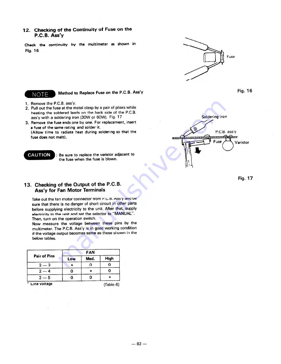 Sanyo 12FH11X Скачать руководство пользователя страница 84