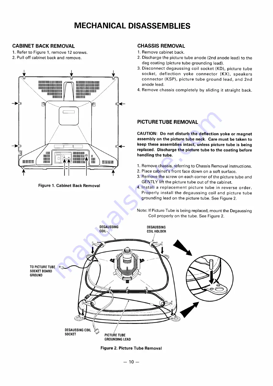 Sanyo AVM-3259G Service Manual Download Page 20