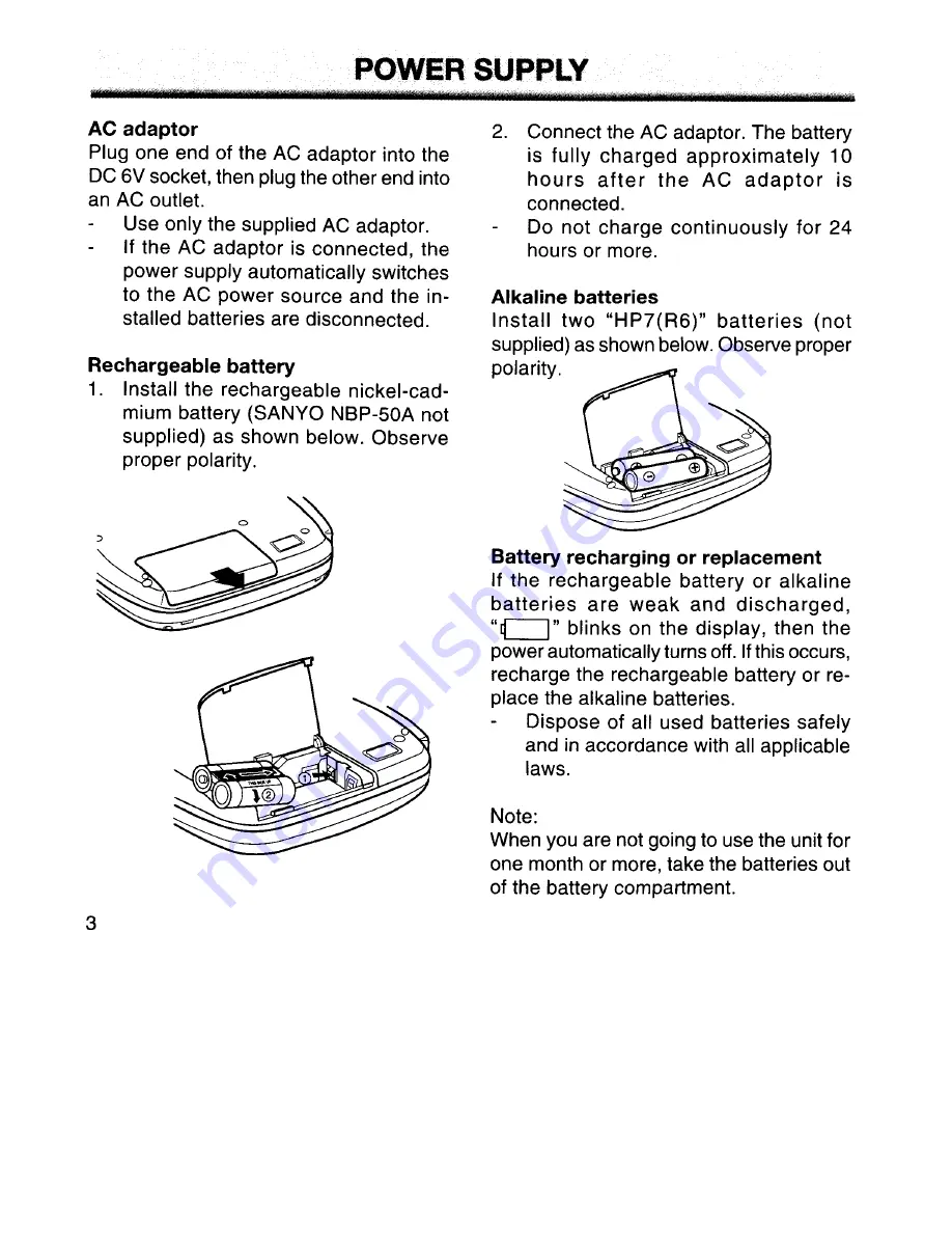 Sanyo CDP-1100 Скачать руководство пользователя страница 4