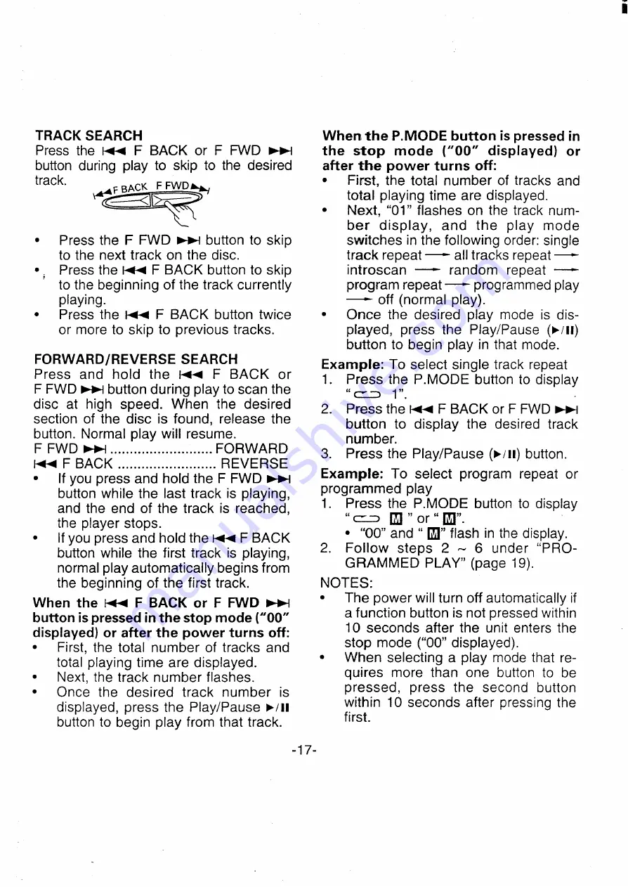 Sanyo CDP-455 Instruction Manual Download Page 18