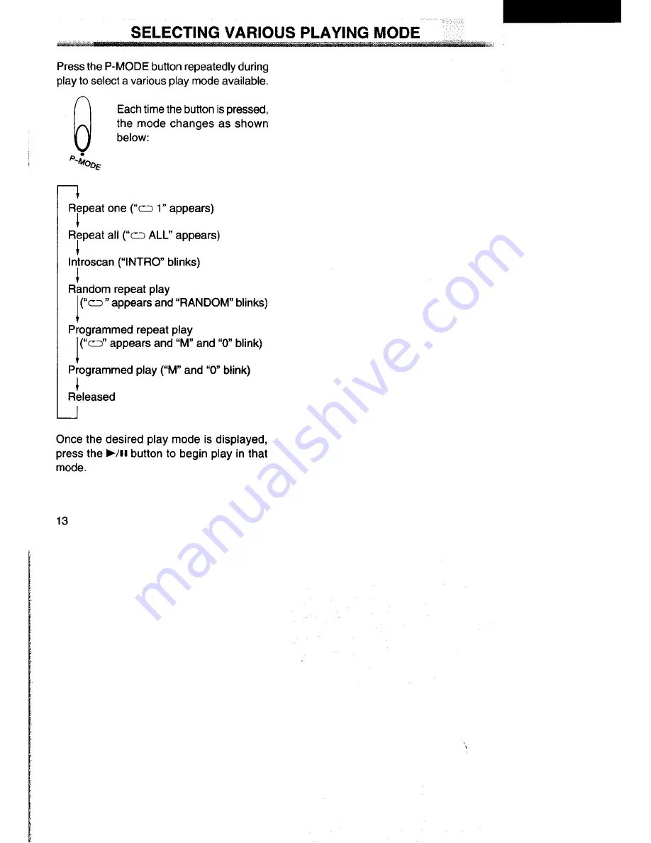 Sanyo CDP-865CR Instruction Manual Download Page 14