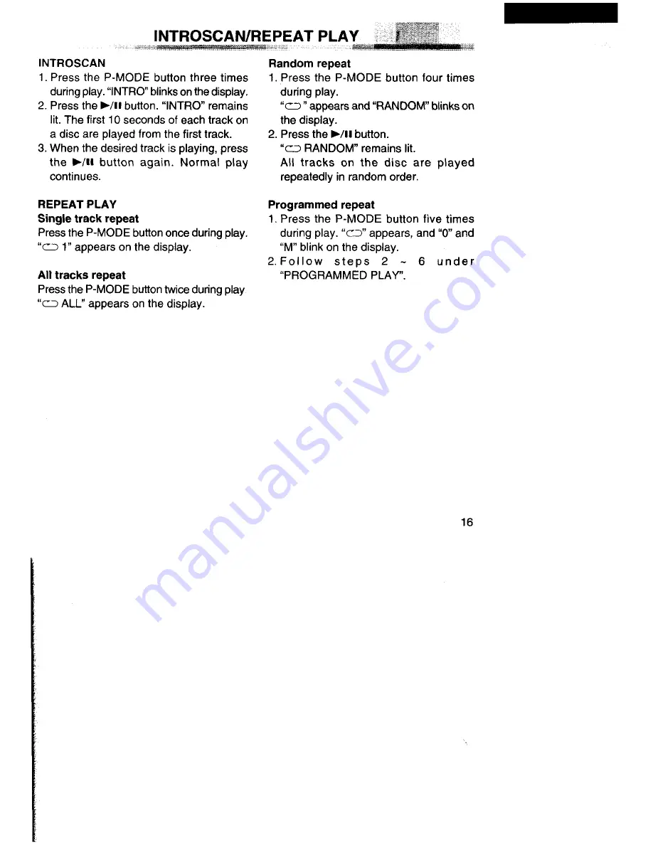 Sanyo CDP-865CR Скачать руководство пользователя страница 17