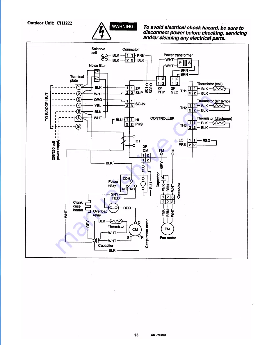 Sanyo CH0922 CH0921 Service Manual Download Page 29