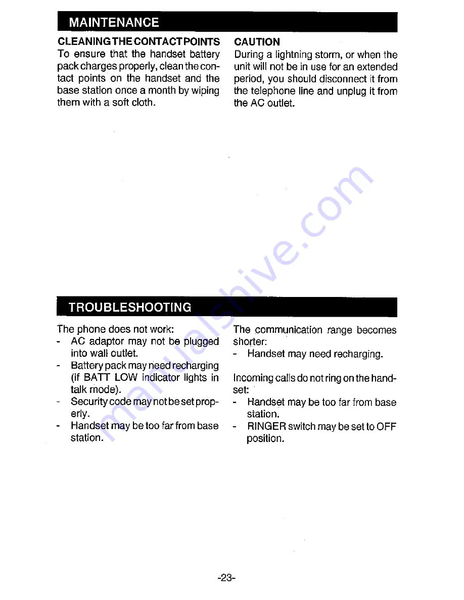 Sanyo CLT-5880AUS Instruction Manual Download Page 24