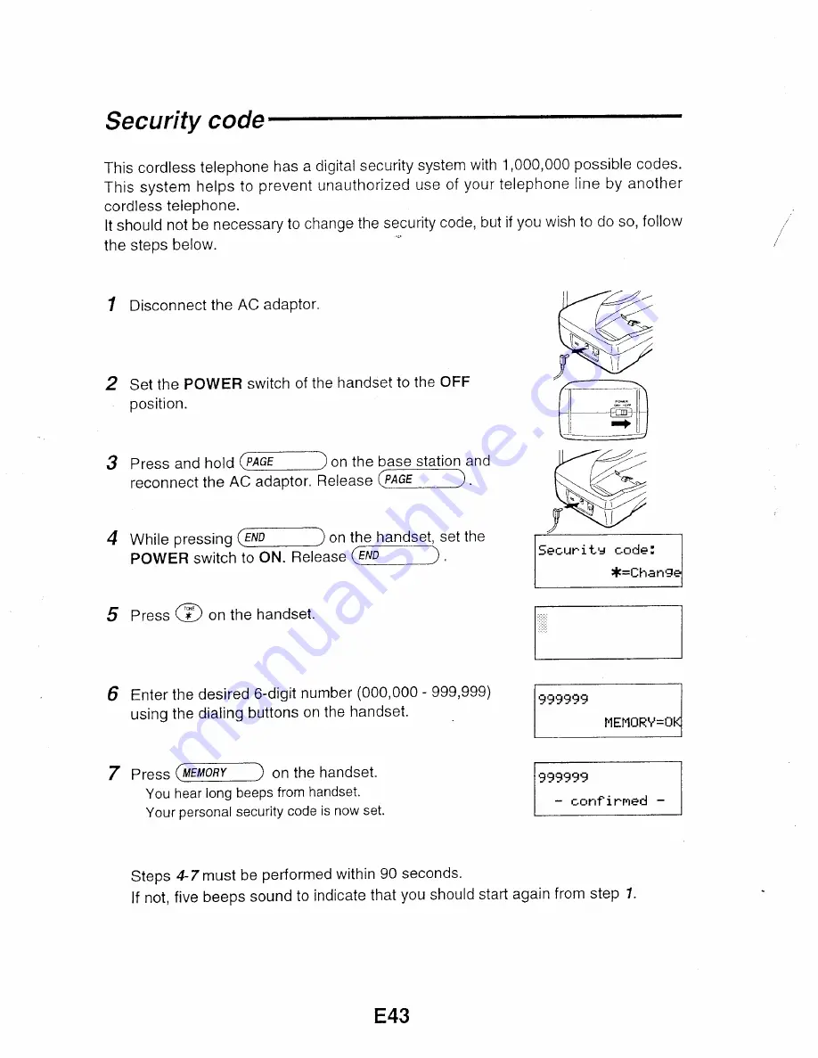 Sanyo CLT-9820 Скачать руководство пользователя страница 44