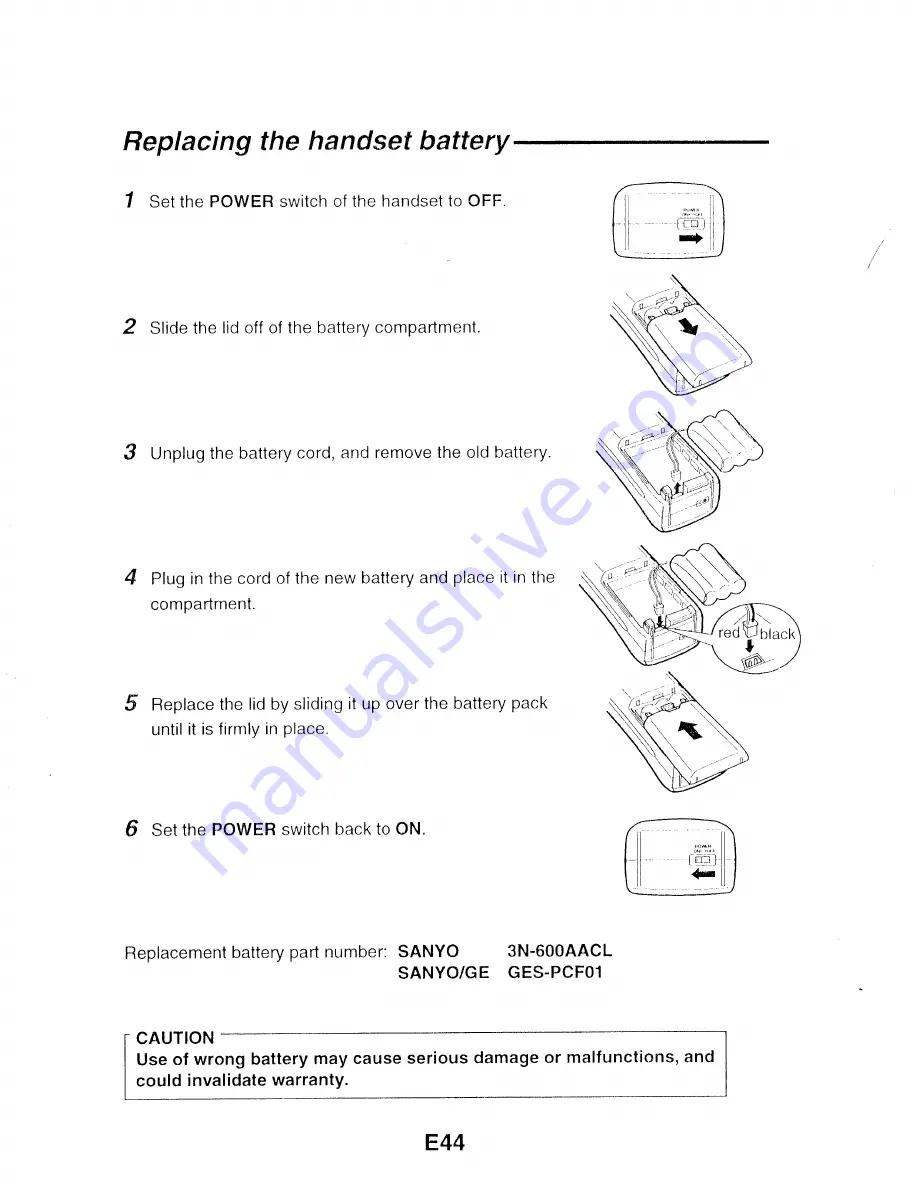 Sanyo CLT-9840 Скачать руководство пользователя страница 45