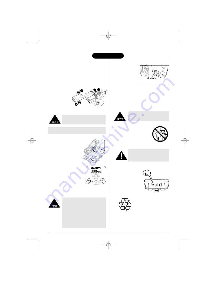 Sanyo CLT-9901 Instruction Manual Download Page 4