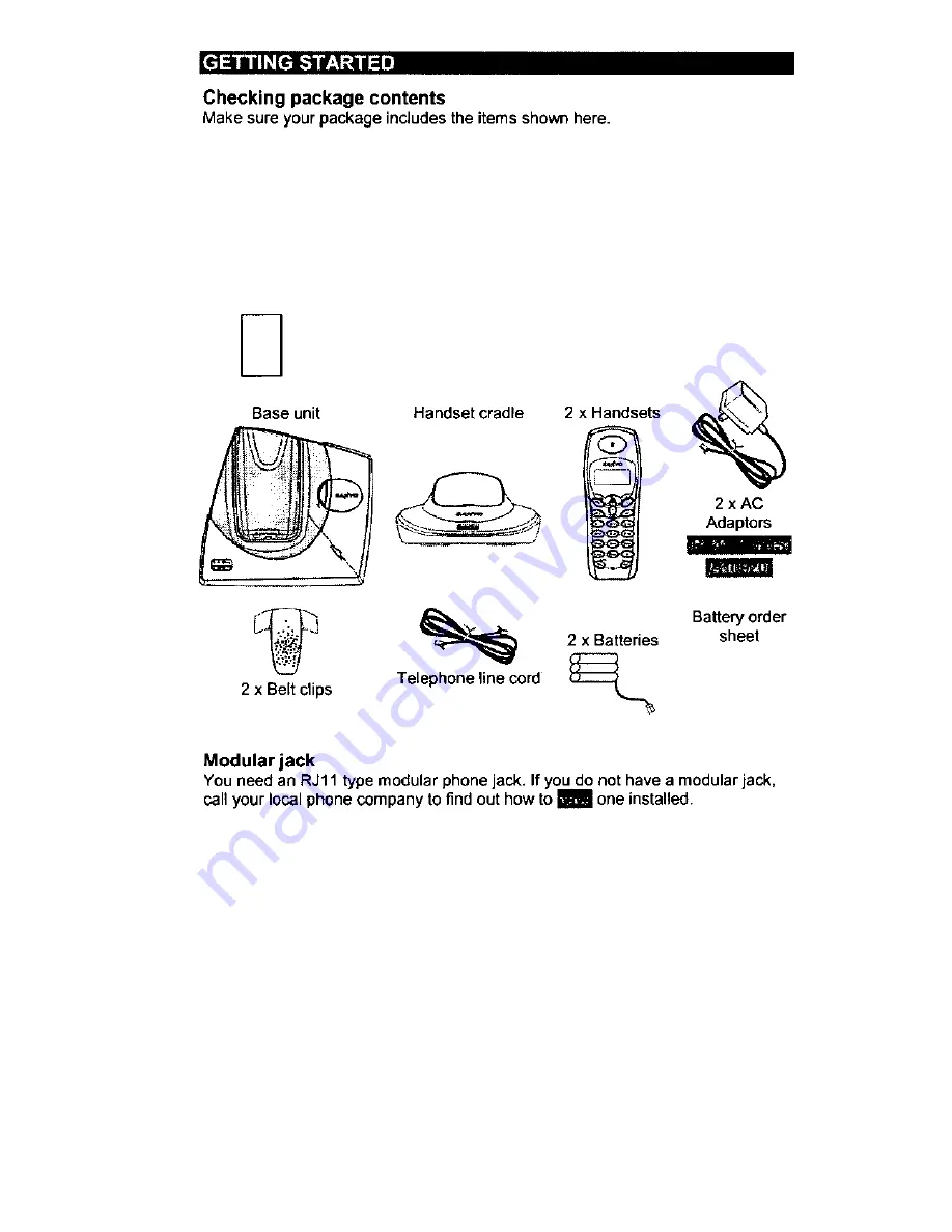 Sanyo CLT-W10 Скачать руководство пользователя страница 5