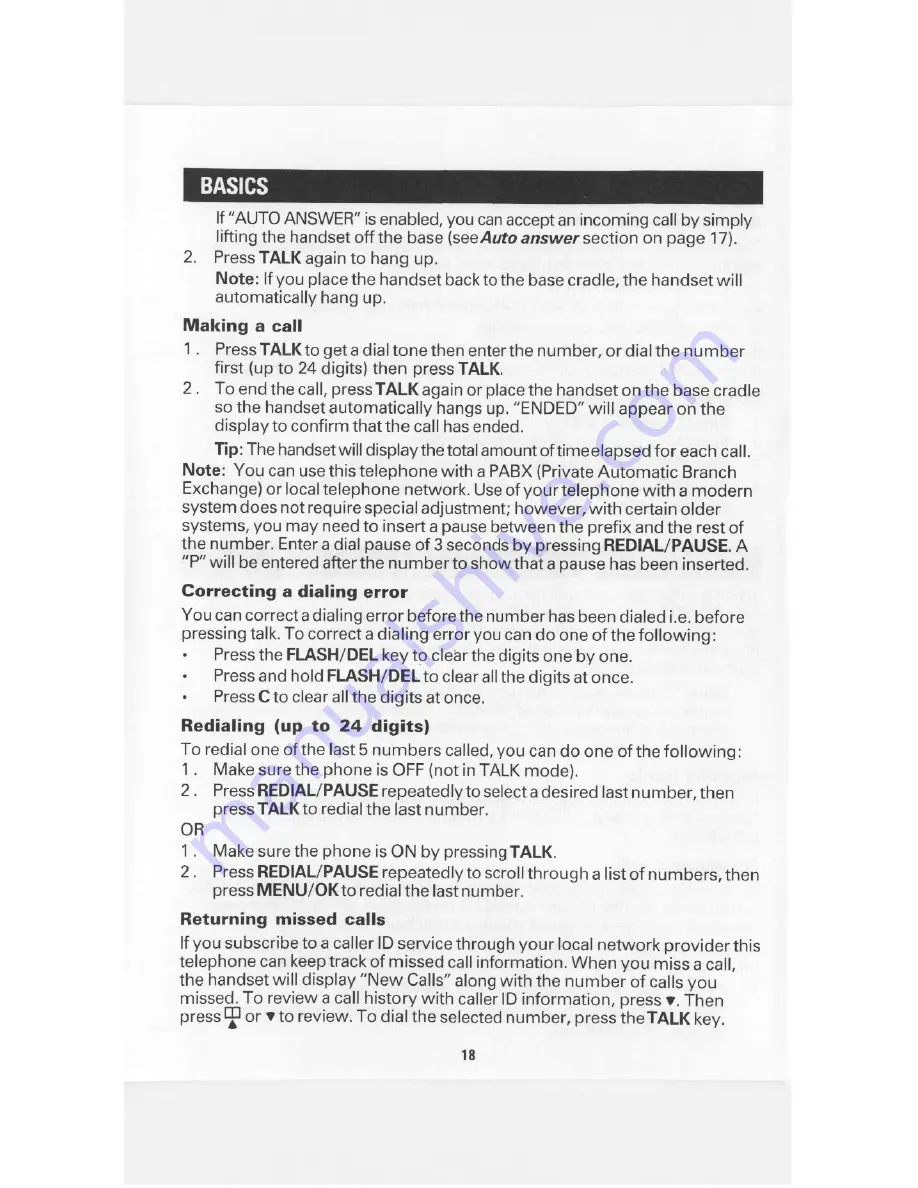 Sanyo CLT-W20 Instruction Manual Download Page 18