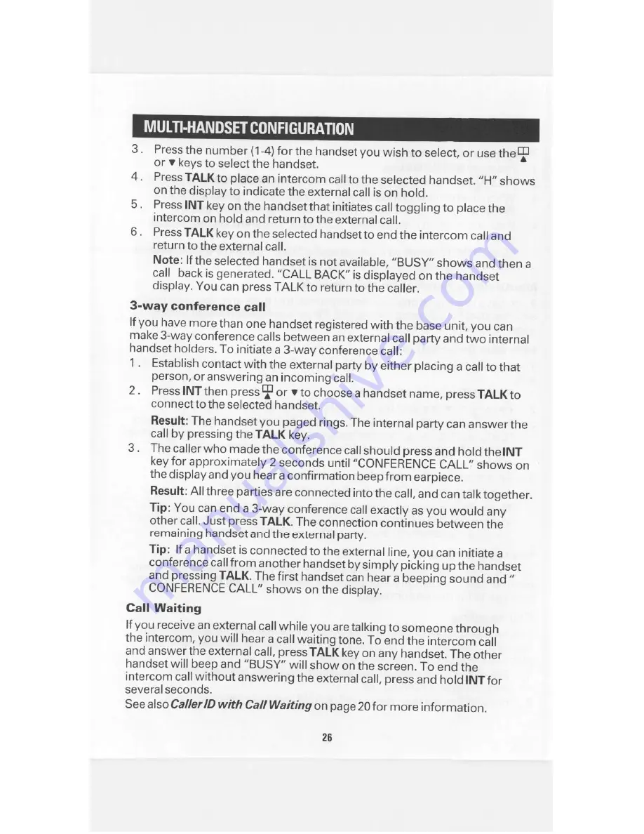 Sanyo CLT-W20 Instruction Manual Download Page 26