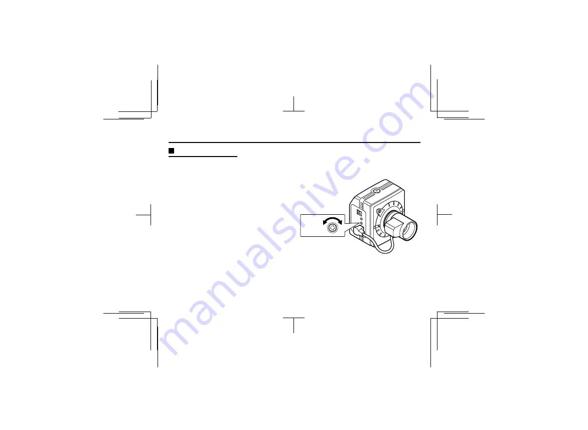 Sanyo Colour CCD Camera VCC-5775P Instruction Manual Download Page 14