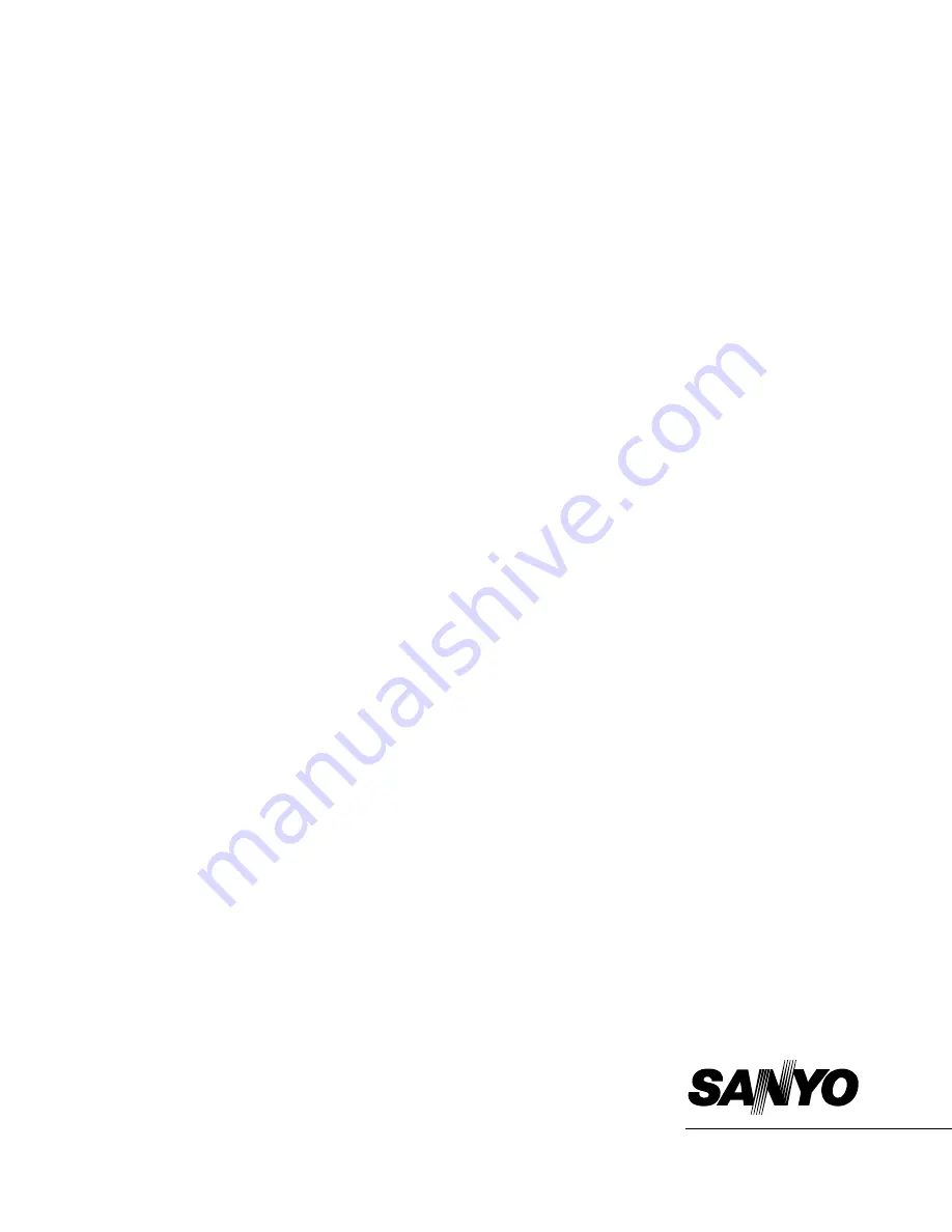 Sanyo CP28WF2 Service Manual Download Page 32