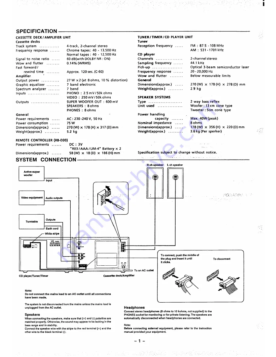 Sanyo D30 Скачать руководство пользователя страница 2