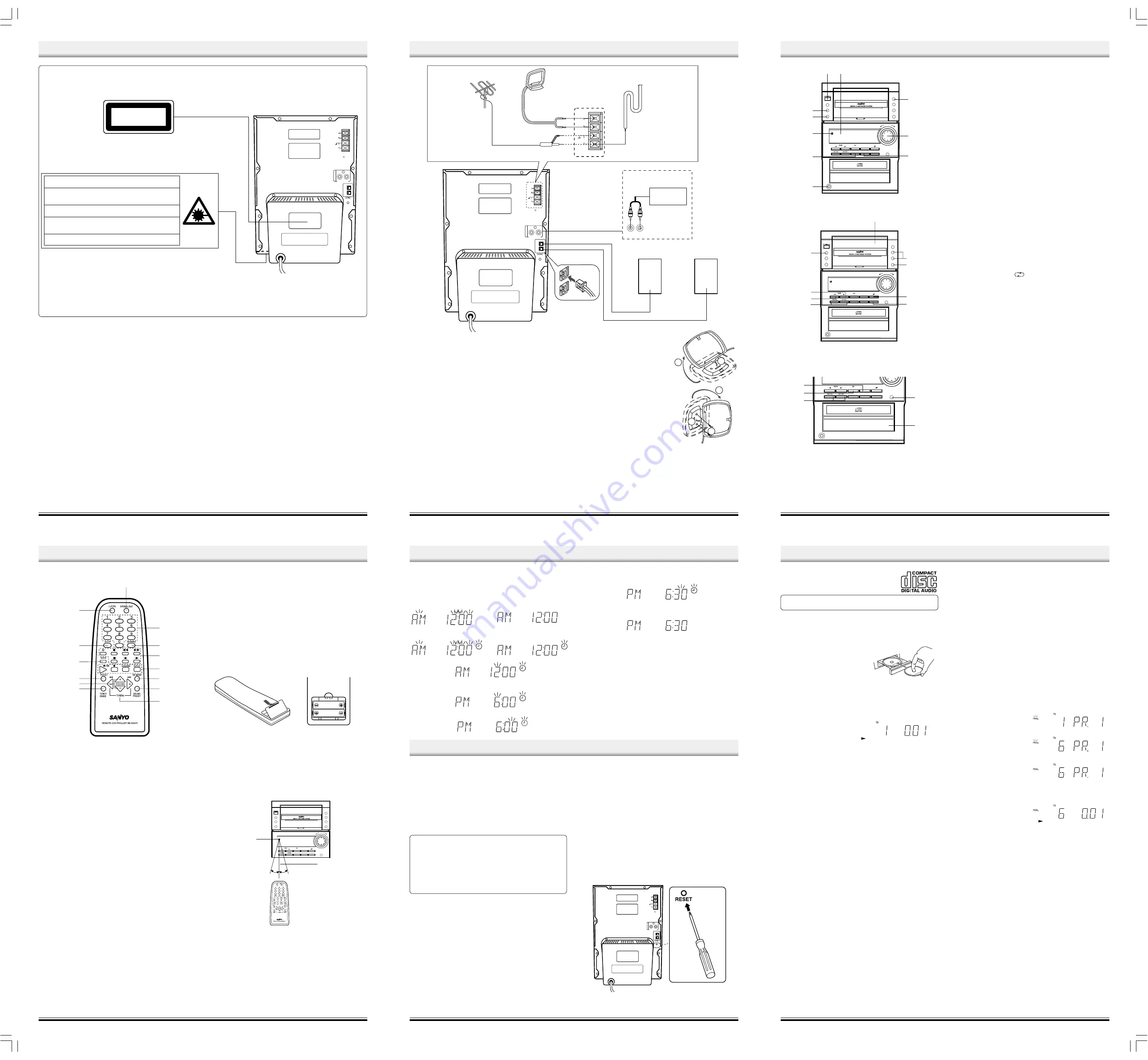 Sanyo DC-BM300 Instruction Manual Download Page 7