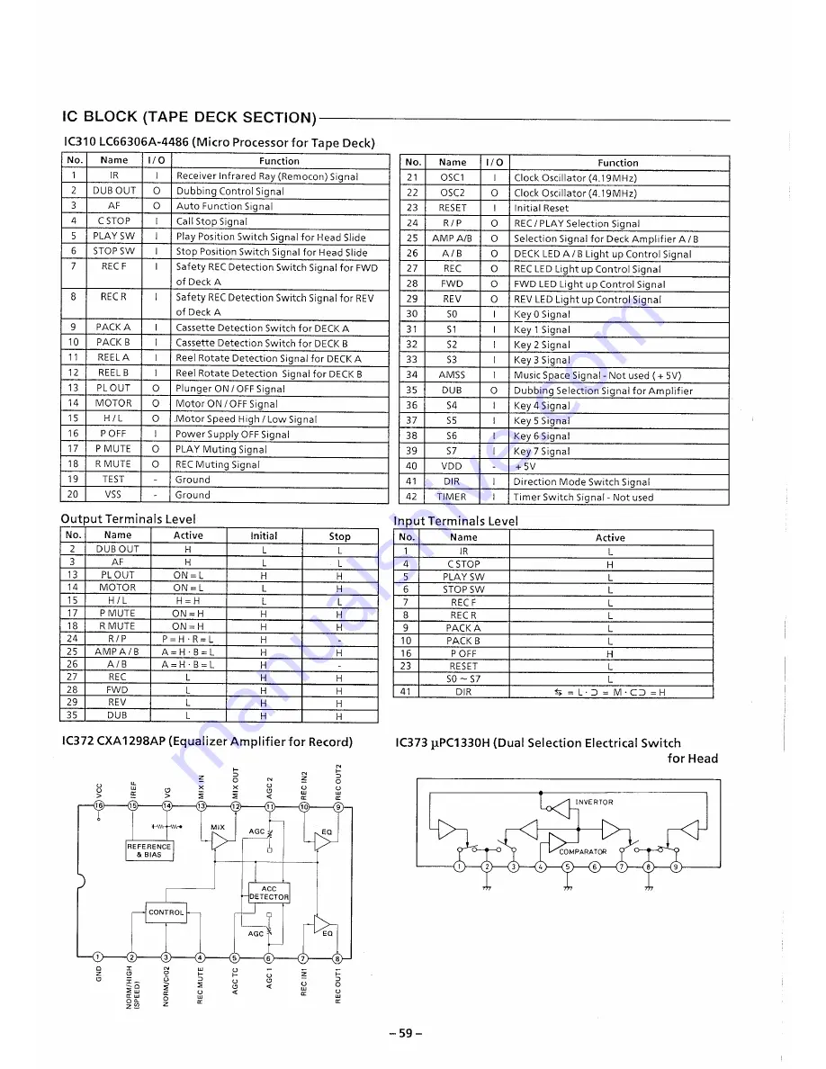 Sanyo DC-D40 Service Manual Download Page 38