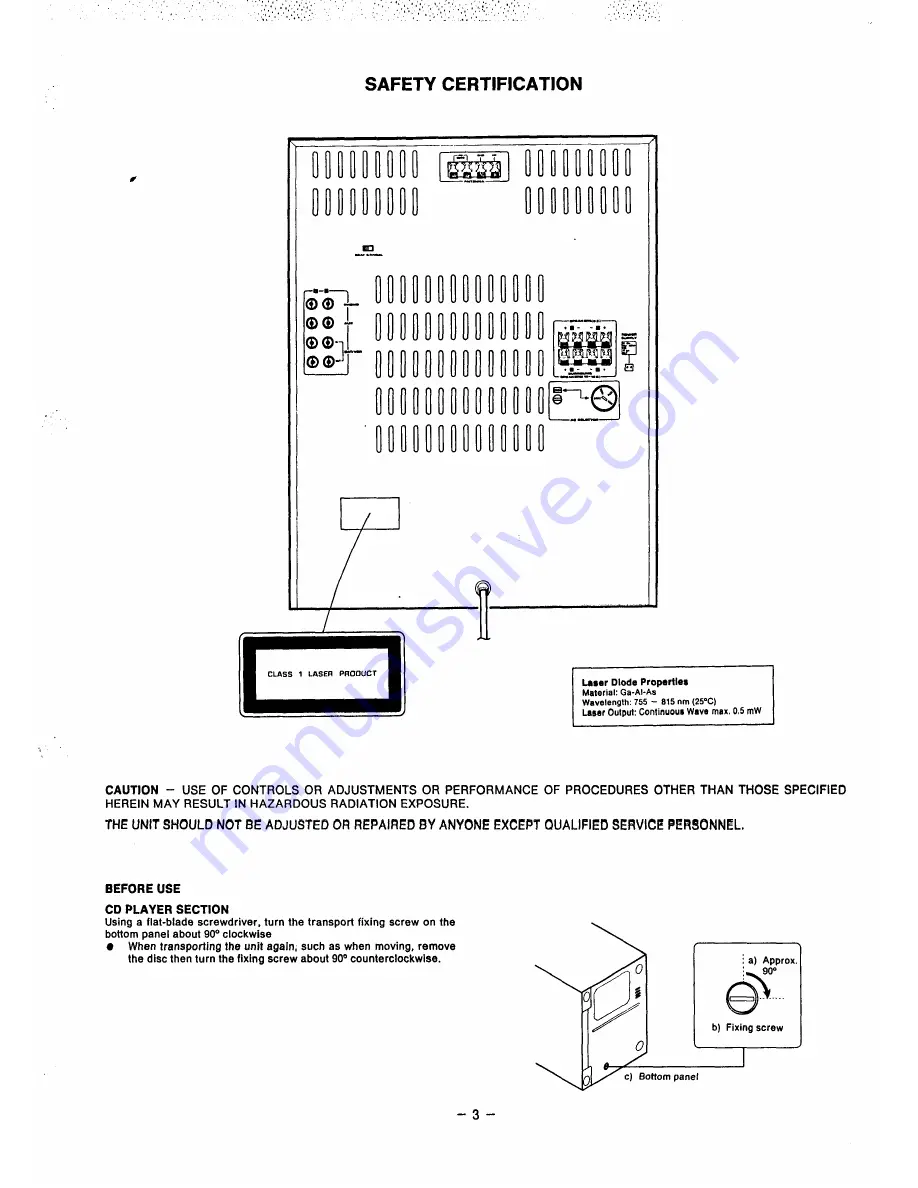 Sanyo DC DJI Service Manual Download Page 3