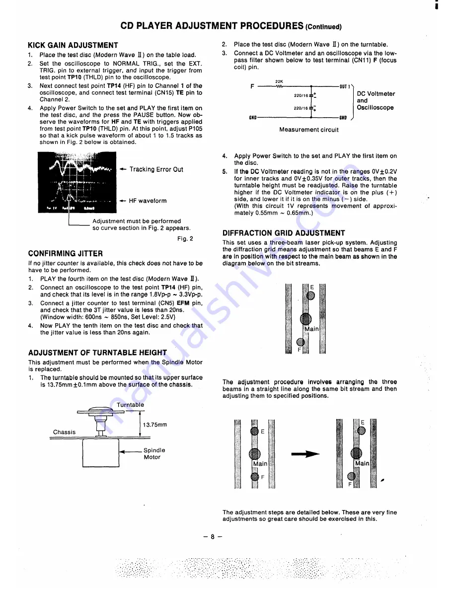 Sanyo DC DJI Service Manual Download Page 8