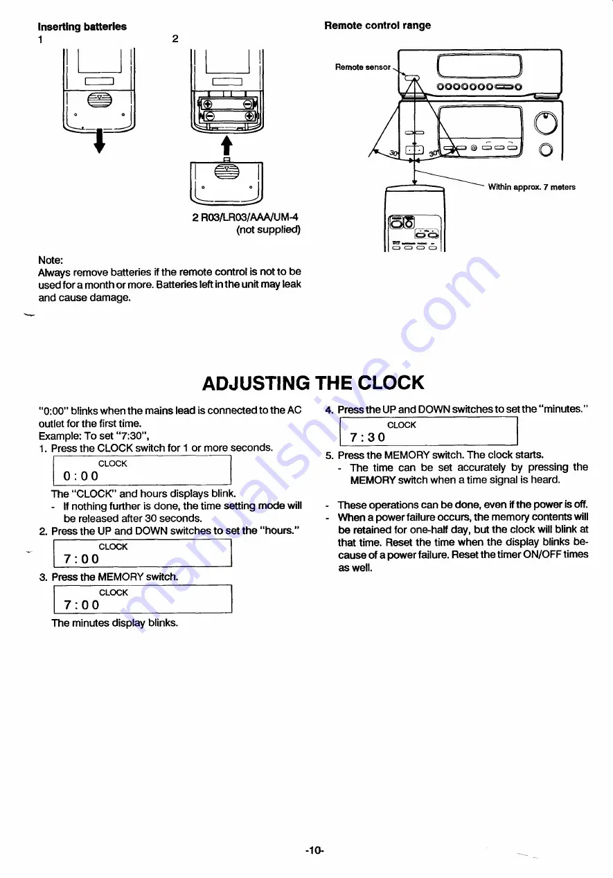 Sanyo DC-T44 Instruction Manual Download Page 11