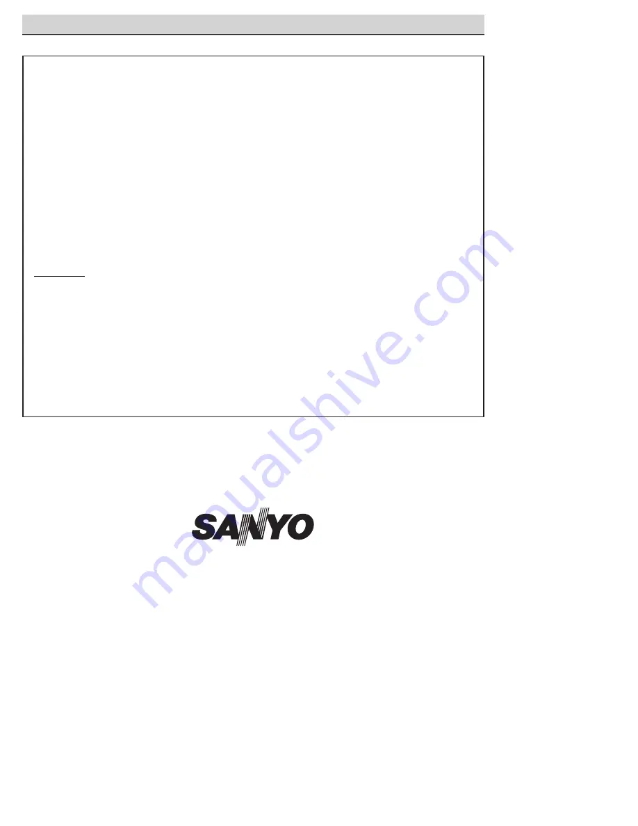 Sanyo DP32746 Owner'S Manual Download Page 31