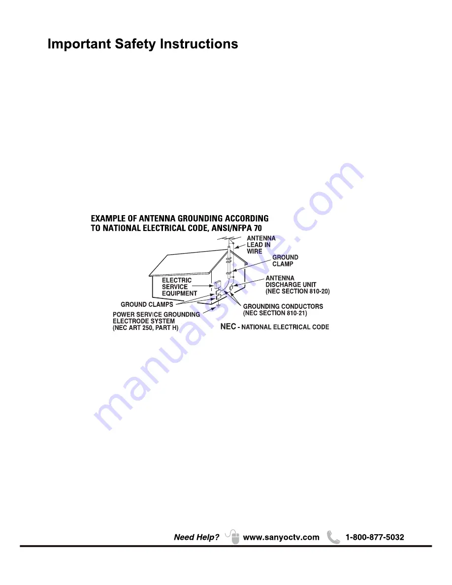 Sanyo DP39D14 Скачать руководство пользователя страница 4